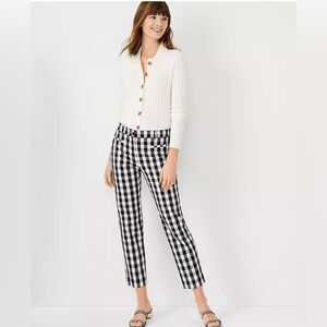 Black and White Checkered Pants